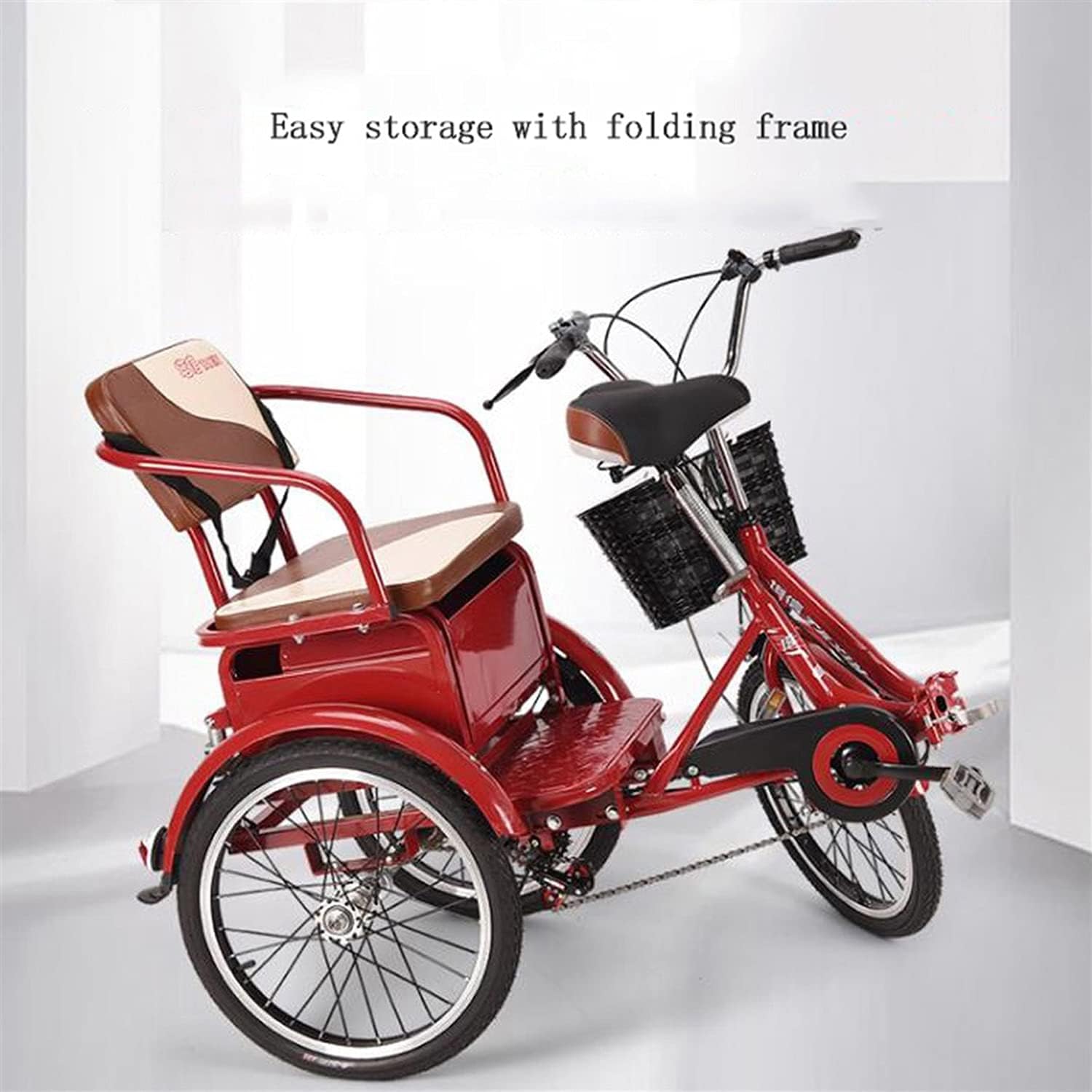 大人用三輪車 6速大人用自転車 【CR2032】 20インチクルーザーバイク
