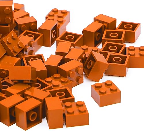 Unirolic Juego de ladrillos de construcción clásicos, 100 piezas de bloques de construcción básicos de 2 x 2, juguetes de construcción creativos