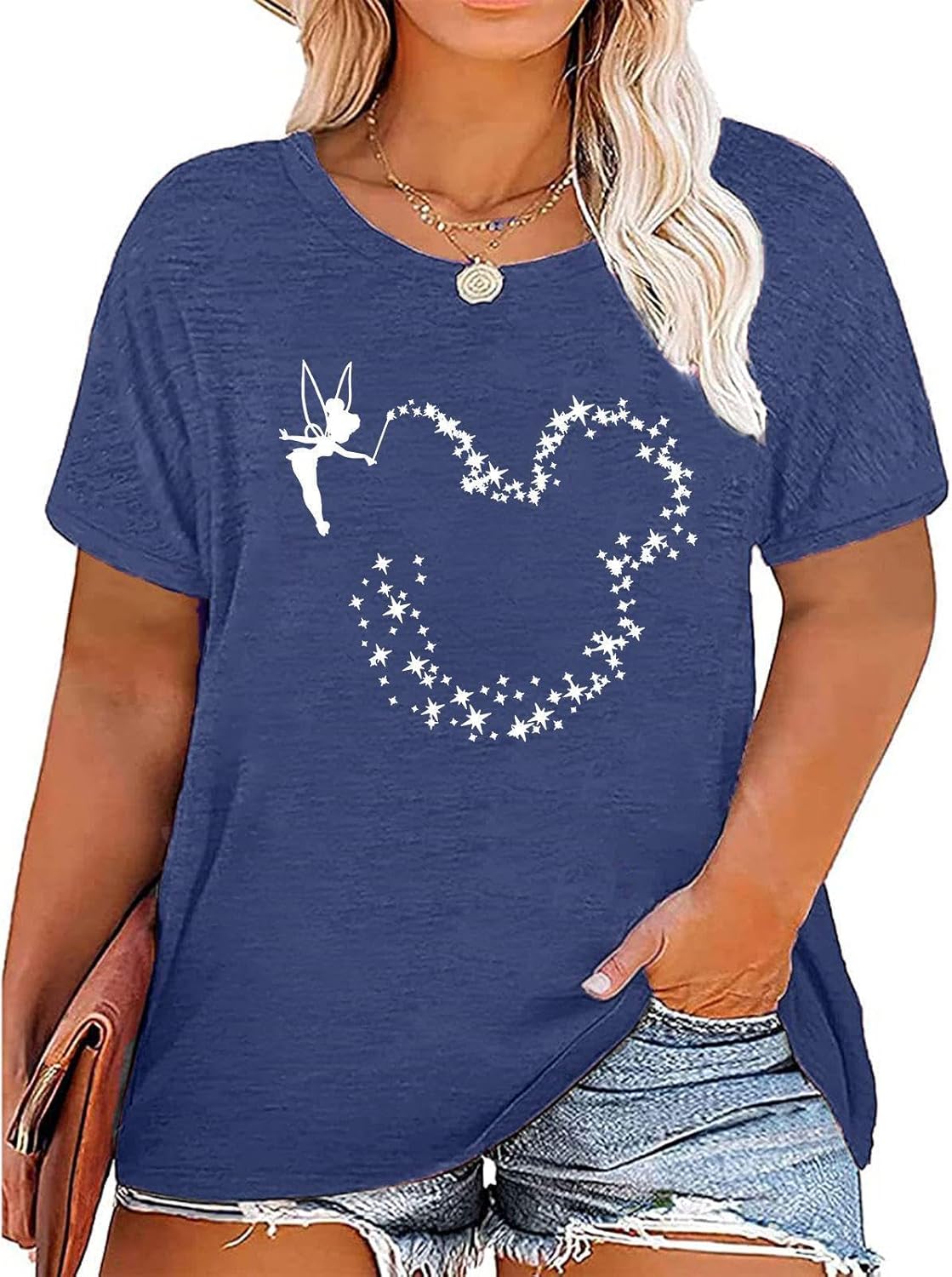 Plus Size Magical Shirts Women Magic Kingdom T Shirts Graphic Tee Cute Holiday Shirt Family Vacation Tops
