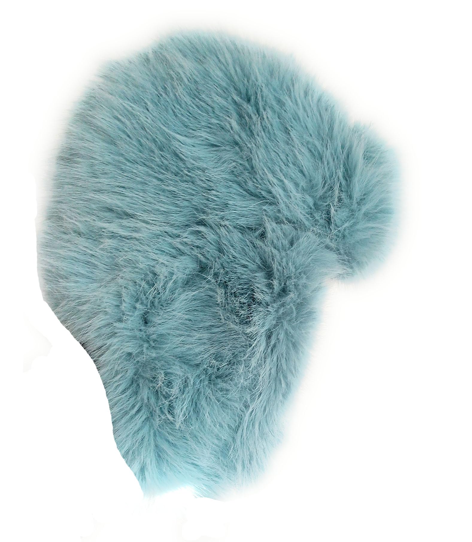 KGM Accessories New Super Fluffy Trapper Hat Soft Fleecy Faux Fur hat - Womens Mens Winter Hats (UK, Alpha, One Size, Teal)