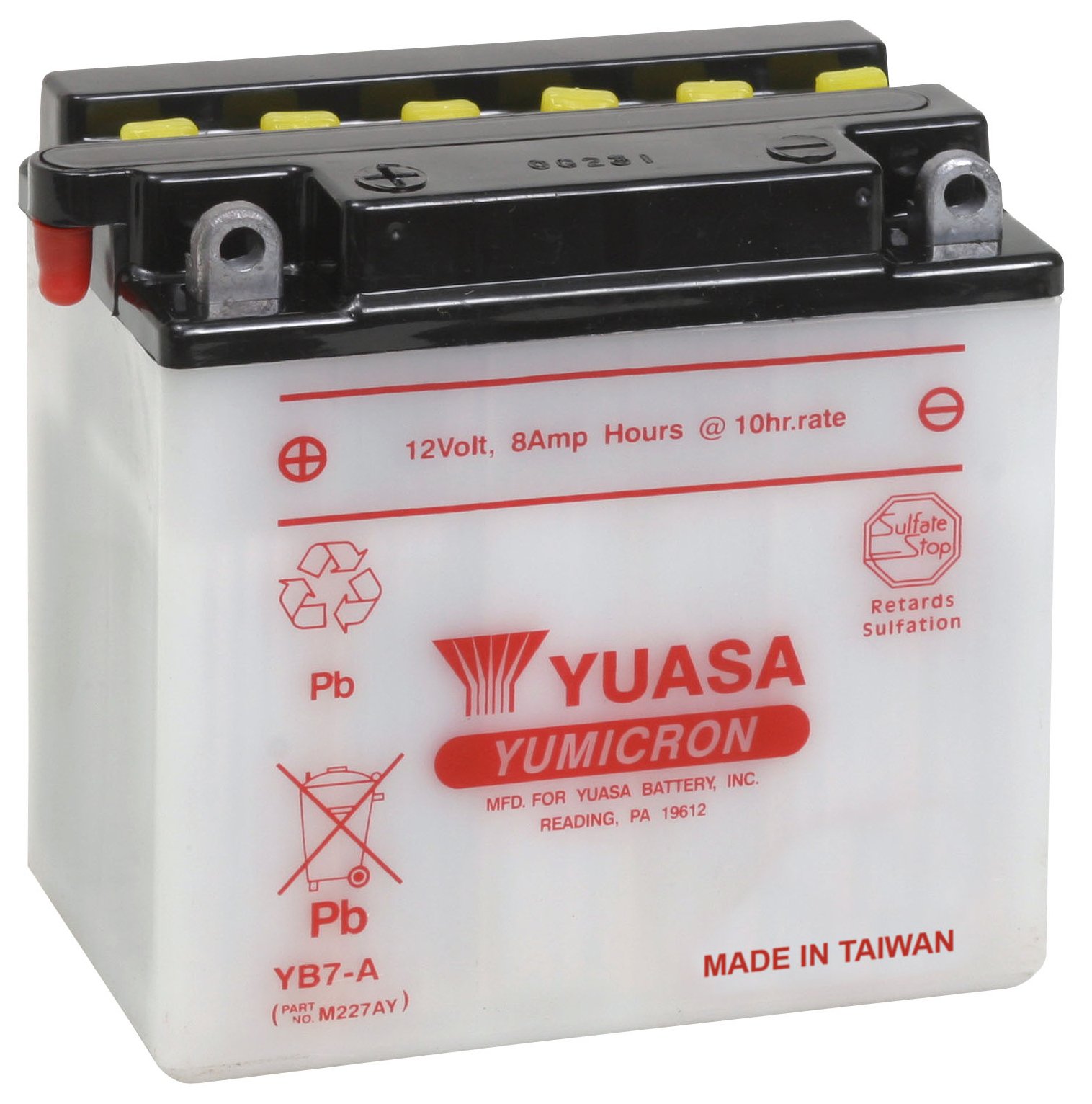 Amazon.com: Yuasa YUAM227AY YB7-A Battery : Automotive