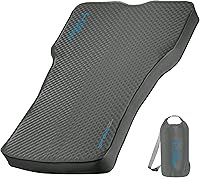 Vista 8 de LOSTHORIZON Colchón de aire de camping con espuma para Tesla, colchoneta de dormir autoinflable con saco de bomba, 4.5 pulgadas de grosor, R-Value