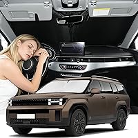 Vista 14 de Parasol de 4 capas para parabrisas, ajuste personalizado, tela 240T, parasol retráctil que bloquea los rayos ultravioletas, accesorios para automóvil