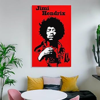 Amazon.co.jp: Jimi Hendrixジミヘンドリックスポスター歌手音楽