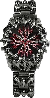 Watch for Men Retro Fashion Vintage Wristwatch Casual Gothic Steampunk Quartz Analog Hand Watches Hip Hop Cool Alien Y2K Male Clock