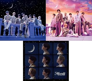 【3形态DVD套装】浪和男子"Moonlit"(初回盘1+初回盘2+普通盘套装)单曲 月光盘 CD CD