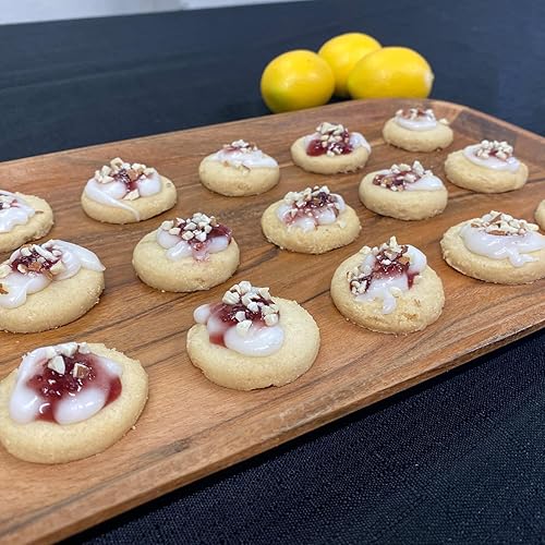 Miniatura 4 de Lemon Love Galletas gourmet artesanales. Bocadillo de mantequilla y galletas de embutidos para platos o aperitivos, hechas en Missouri, caja de 5