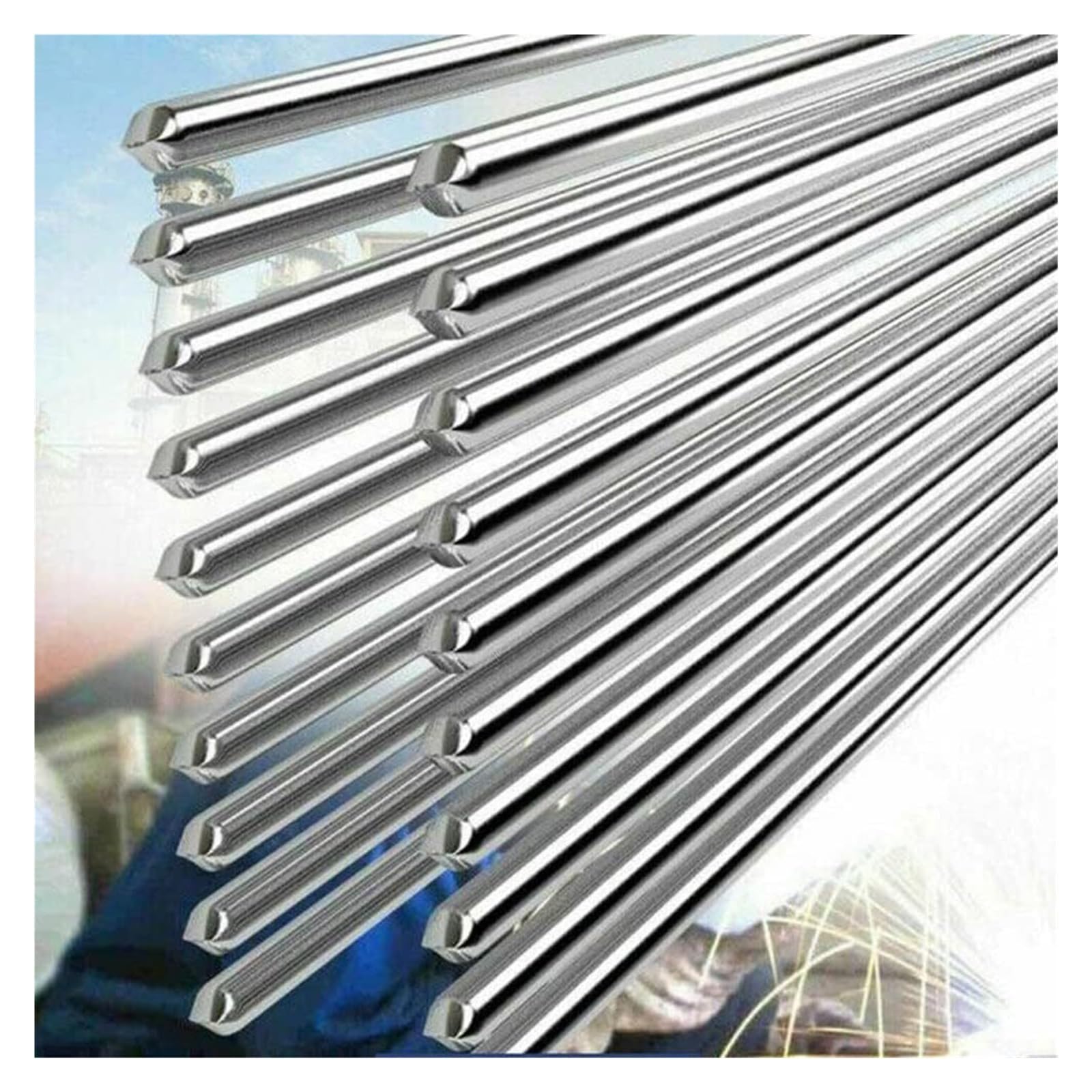 Fbhfsuief One Color E6013, Welding Wire Rods3.2mm Aluminium Rods 50Cm Brazing Low Temperature Easy Melt Soldering Supplies(1.6Mm 33Cm)