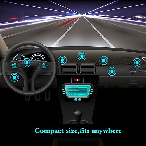 Miniatura 7 de TOODOO Soporte magnético para teléfono celular, 4 piezas, soporte para teléfono celular, soporte universal para automóvil, soporte magnético plano