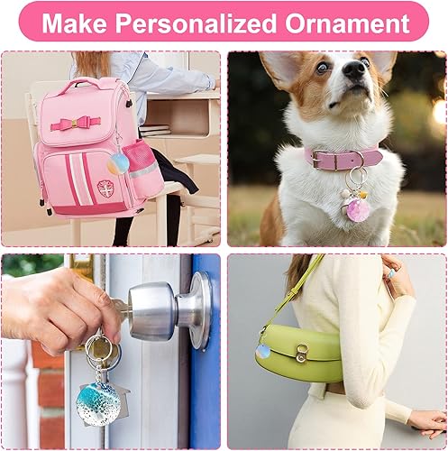 Miniatura 4 de Molde redondo de resina de silicona para llavero de 15 cavidades mini círculo redondo molde de resina para hacer colgantes y aretes joyería creativa