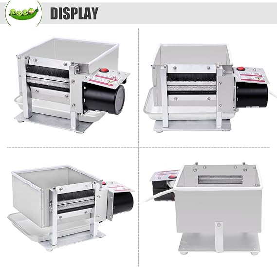 Electric Pea Sheller Machine 110V Semi-automatic Pea Bean Sheller Machine Commercial Bean Pea Peeler Home Peeling Pea Bean Machine
