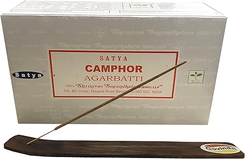 Miniatura 10 de Govinda Paquete de soporte para varillas de incienso con varillas de incienso Satya Bangalore (BNG), 12 cajas x 0.53 oz (Variety01)