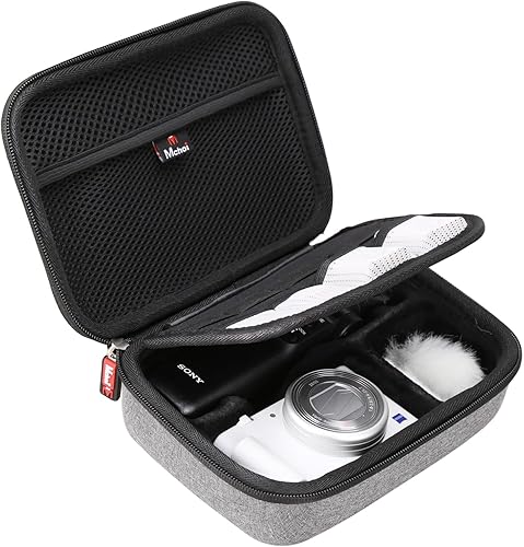 Miniatura 2 de Mchoi Funda de transporte a prueba de golpes para cámara digital Sony ZV-1 / ZV-1F / ZV-1 II Vlog y kit de accesorios de vlogger con agarre