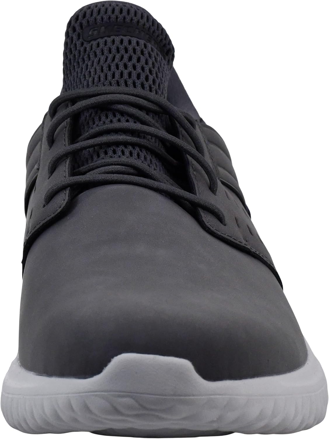 Skechers Mens Delson 3.0 - Ezra Leather Bungee Lace Slip on - Image 2