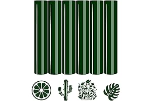Tintnut 6-Sheet Heat Transfer Vinyl 12 x 10 Inch Forest Green HTV