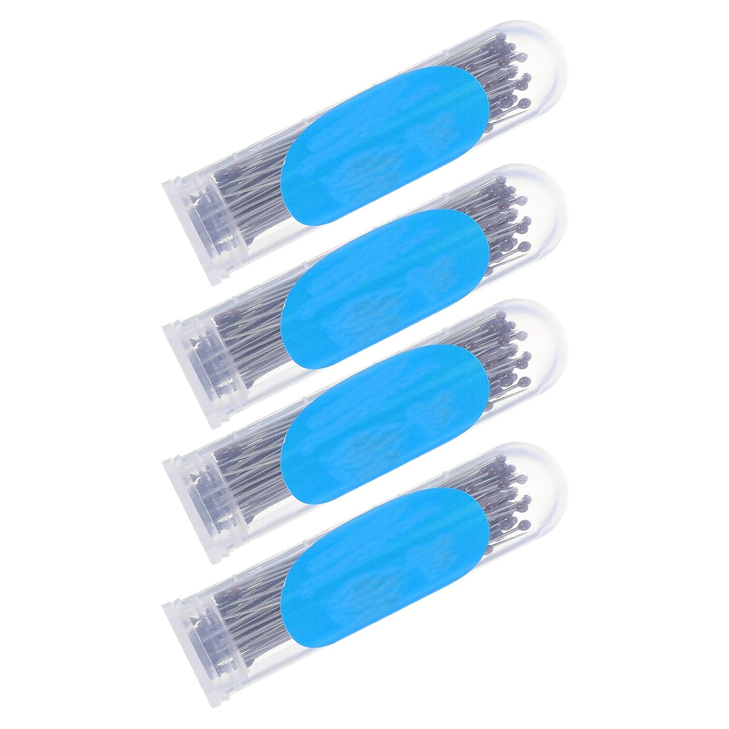 PRETYZOOM 4 Boxes Stainless Steel Butterfly Mounting Needles with Plastic Storage Bottles, Insect Specimen Pinning Supplies for School Labs and Entomology Collection