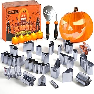 Sponsored Ad - Halloween Pumpkin Carving Kit for Kids: 25Pcs Safe Pumpkin Carving Set Easy DIY Pumpkin Carving Tools with ...