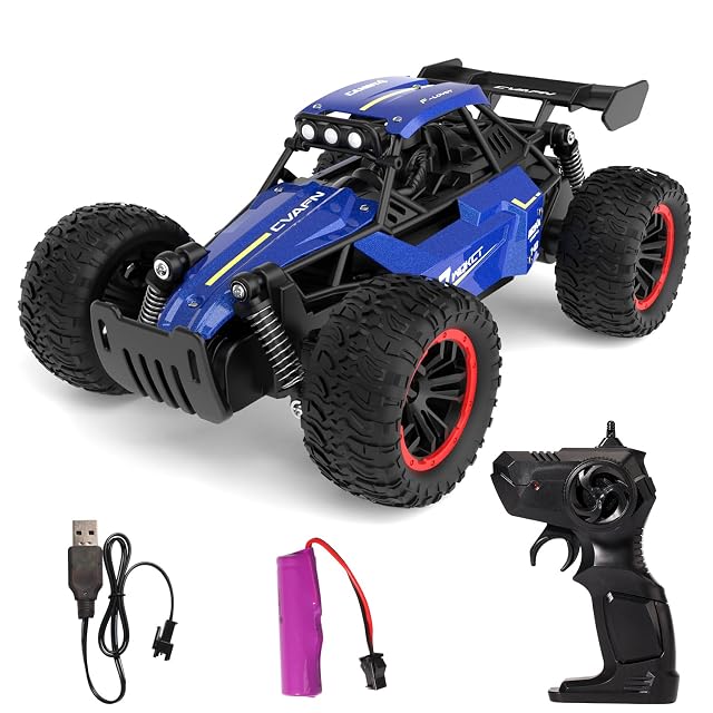 1 16 Scale Remote Control Monster Truck 20 km h Outdoor 2WD Off Road Hobby RC Truck With