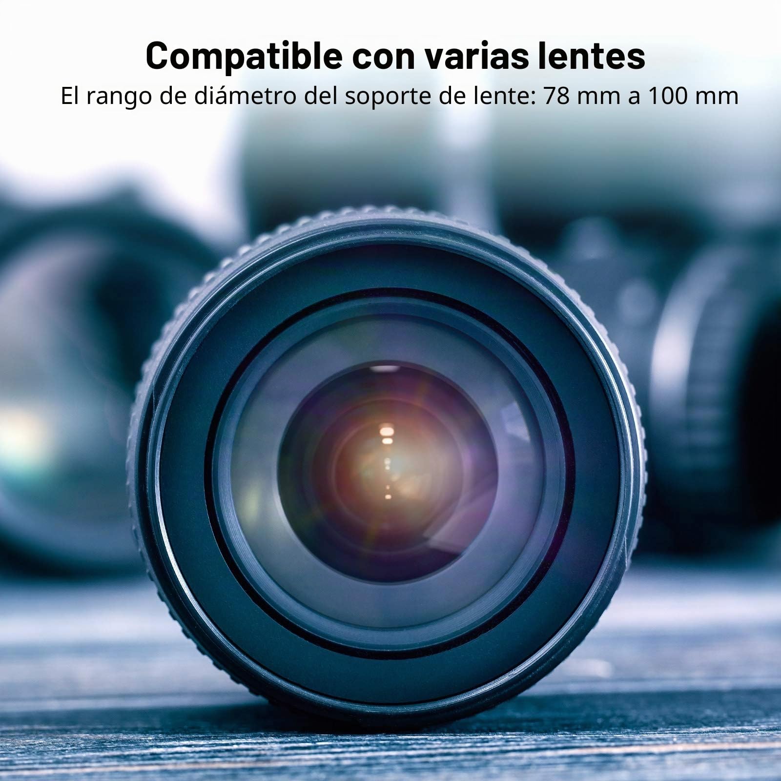 SMALLRIG LWS 15mm len Support Soporte Lente Compatible con Lente de 73mm a 108mm de Diámetro - 2727