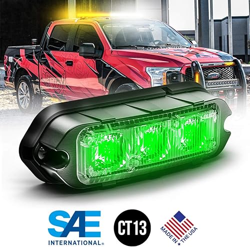 Vista 11 de Feniex T3 luz LED perimetral, Ambar Ámbar,Azul,Rojo -,Blanco,Verde