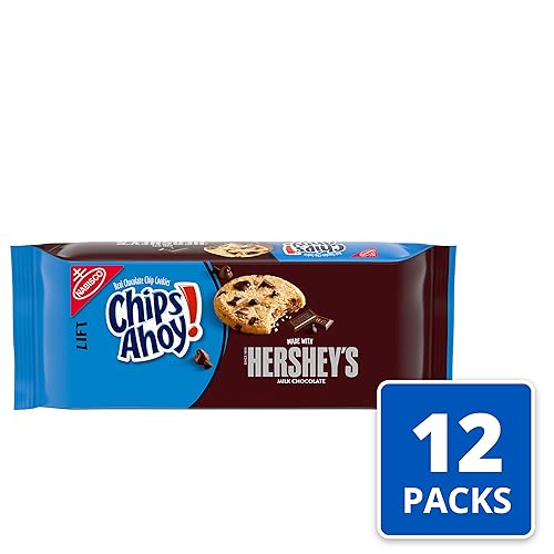 Miniatura 2 de CHIPS AHOY! Hershey's - Galletas con chispas de chocolate con leche, 12 paquetes de 9.5 onzas