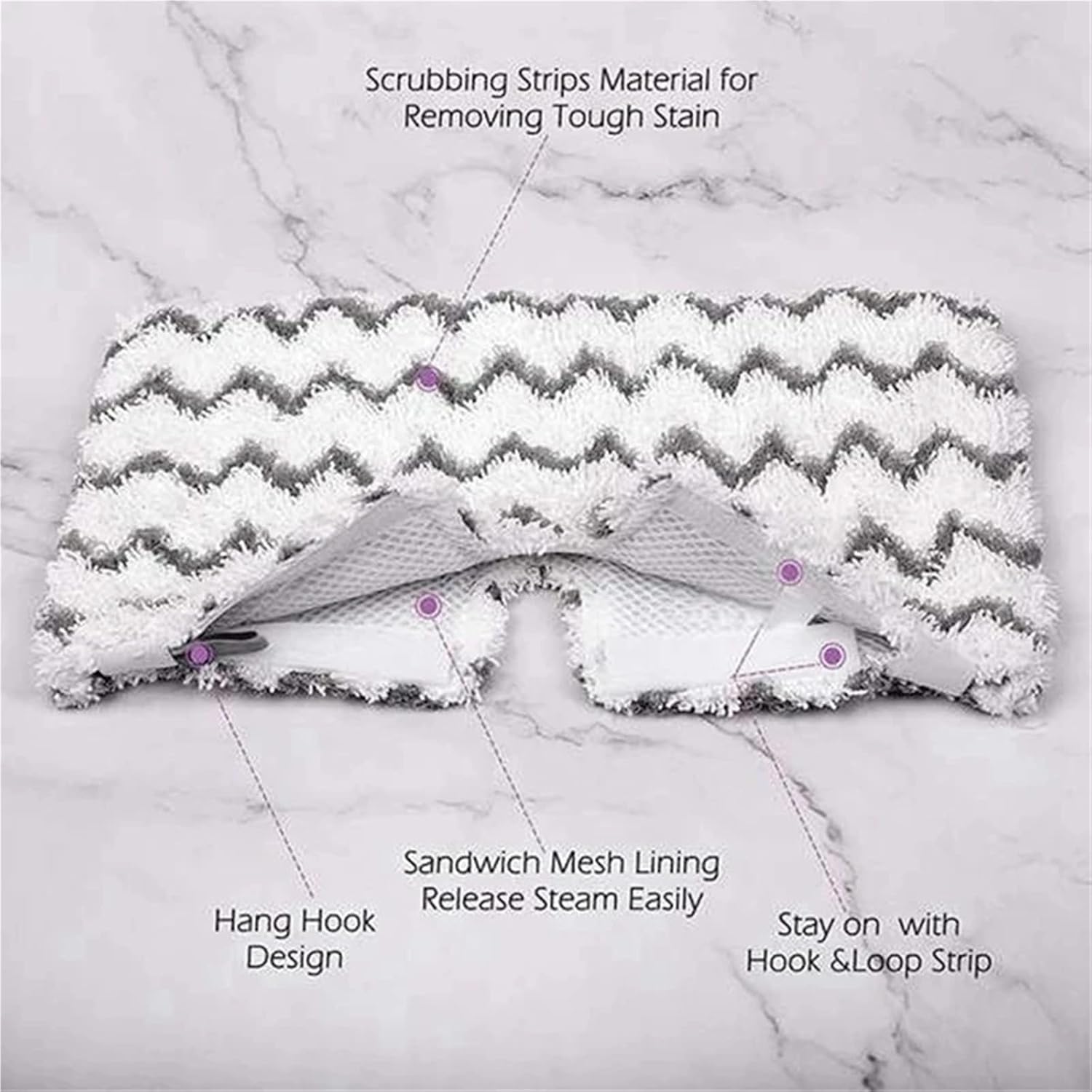 Compatible With – Steam Mop Pads/Cleaning Cloth, For Steam S3501 S3550 S3901 SE450 S3801 Vacuum Cleaner Accessories