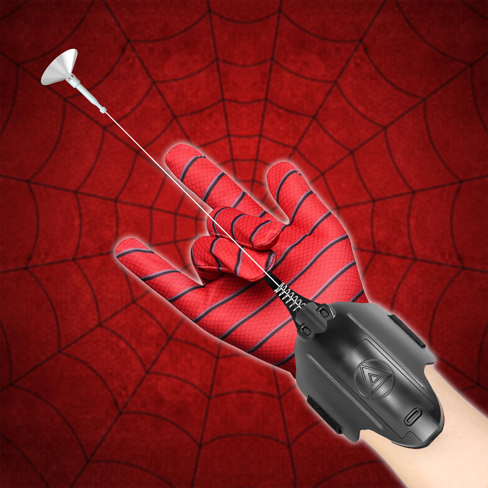 USMEI Superhero Spider Web Shooter Brazers, New Silk Thrower, Spider