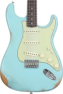 Limited-edition '56 Hardtail Stratocaster Relic Electric Guitar - Aged Daphne Blue