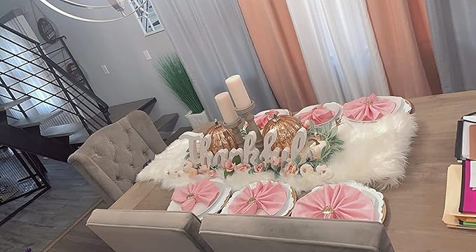 Servilletas de Tela PLOYMONO Rosa 43x43cm Juego de 8 miniatura 8