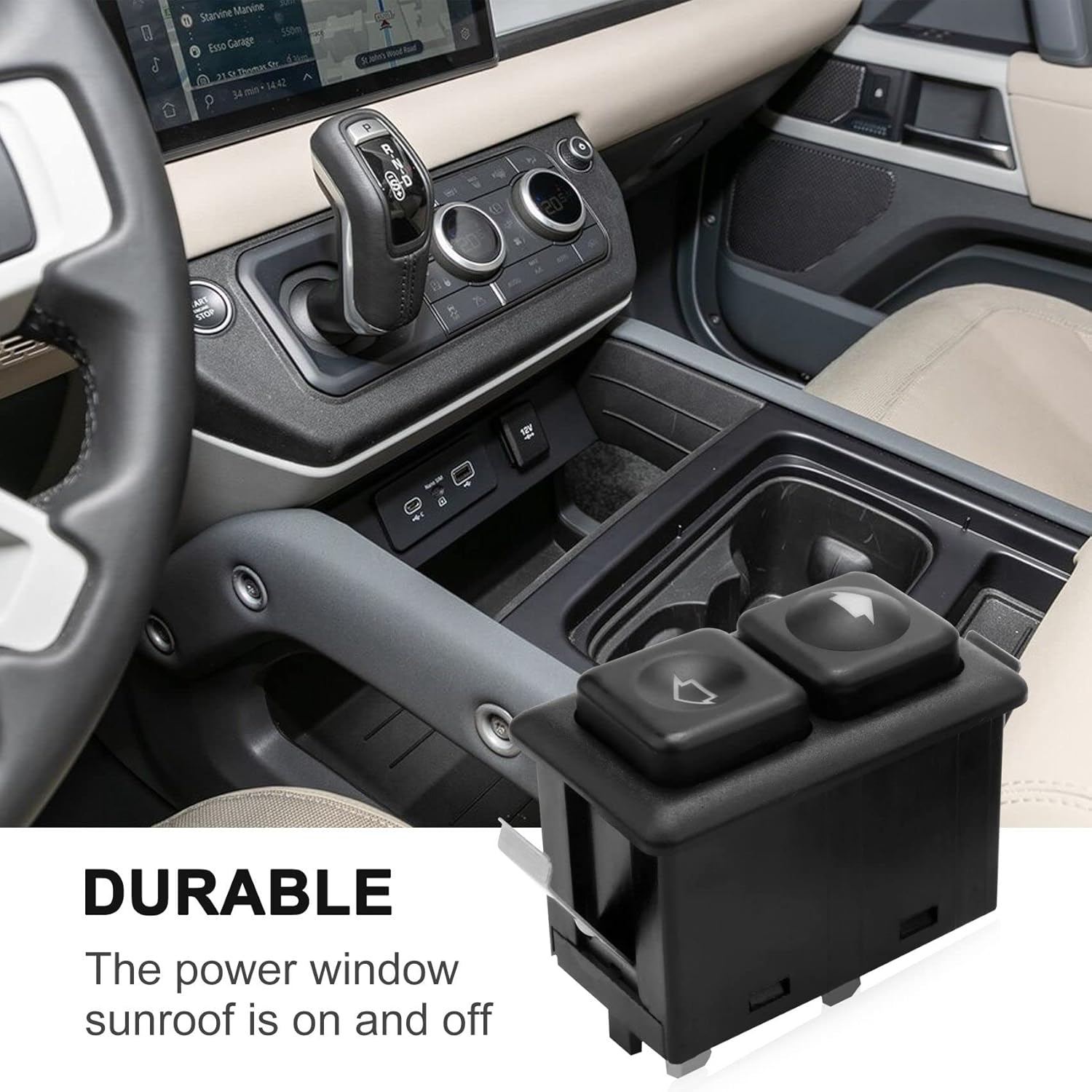 car sunroof Switch 4Pcs Power Window Sunroof Switch Illuminated for E30 E24 E28 from 09/1986 61311381205/61 31 1 381 205