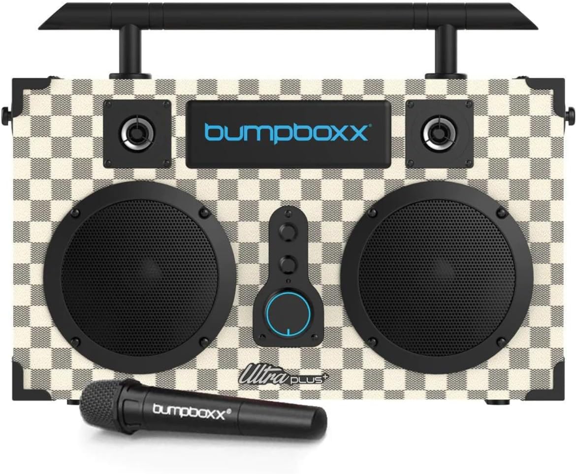 Bumpboxx Bluetooth Boombox Ultra Plus Retro Boombox with
