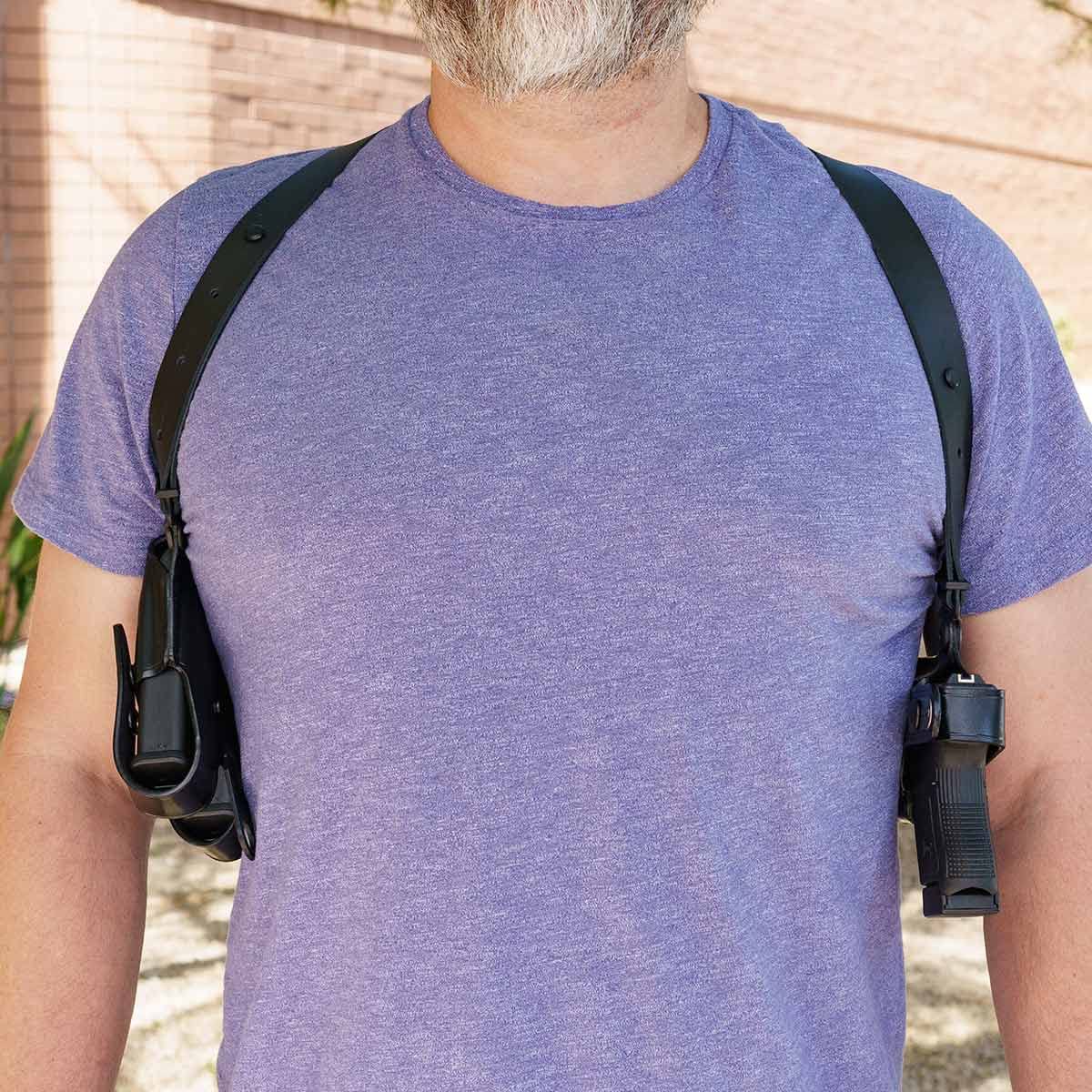 Amazon.com : Galco Miami Classic Shoulder Handgun System Leather