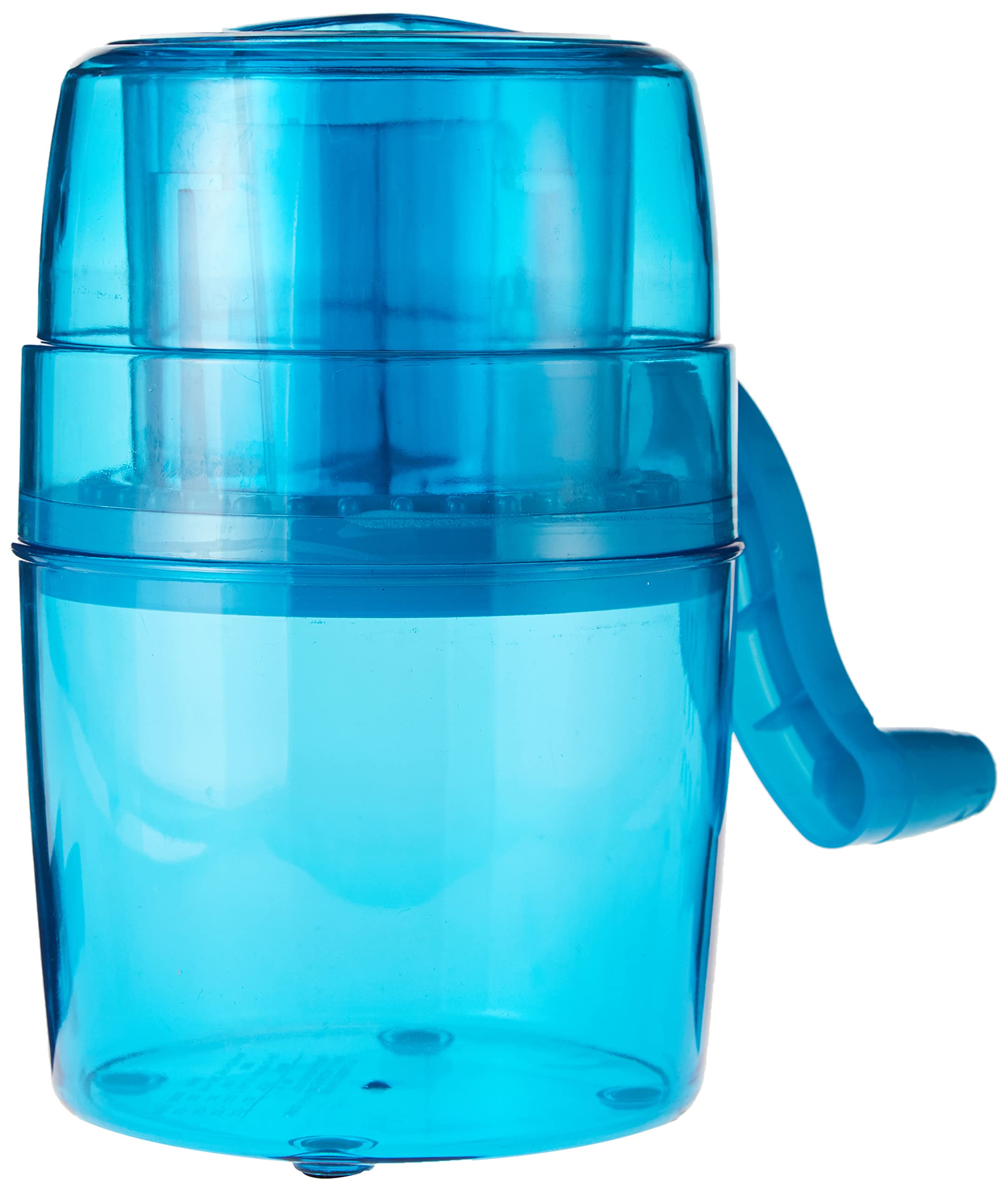 RoyalfordManual Ice Crusher L RF10668 Portable Machine Kitchen Tool Hand Cranked Shaver To Prepare Slushies, Blue