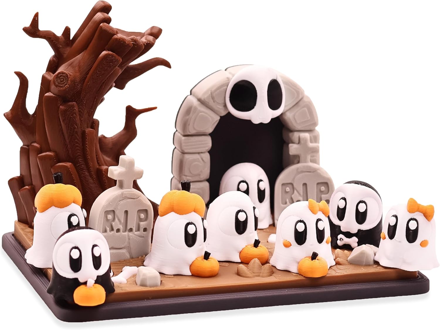 Owl Park Decoration, Adorable Owl Figurine Collectible for Home, Tabletop, or Office Display, Desk Accessories, Desk Decoration (Brown)