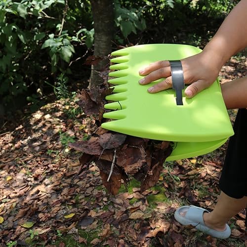 Miniatura 6 de Leaf Scoops Leaves Grabber, 2pcs Handheld Leaf Scoops, Garden Yard Leaf Scoops Hand Rakes, Large Garden Rakes Tool