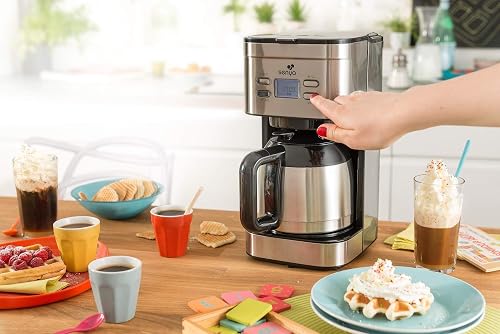 Senya caffettiera programmabile isotermica acciaio inossidabile Hot Coffee selezione gusti V2, 1,2L - 3