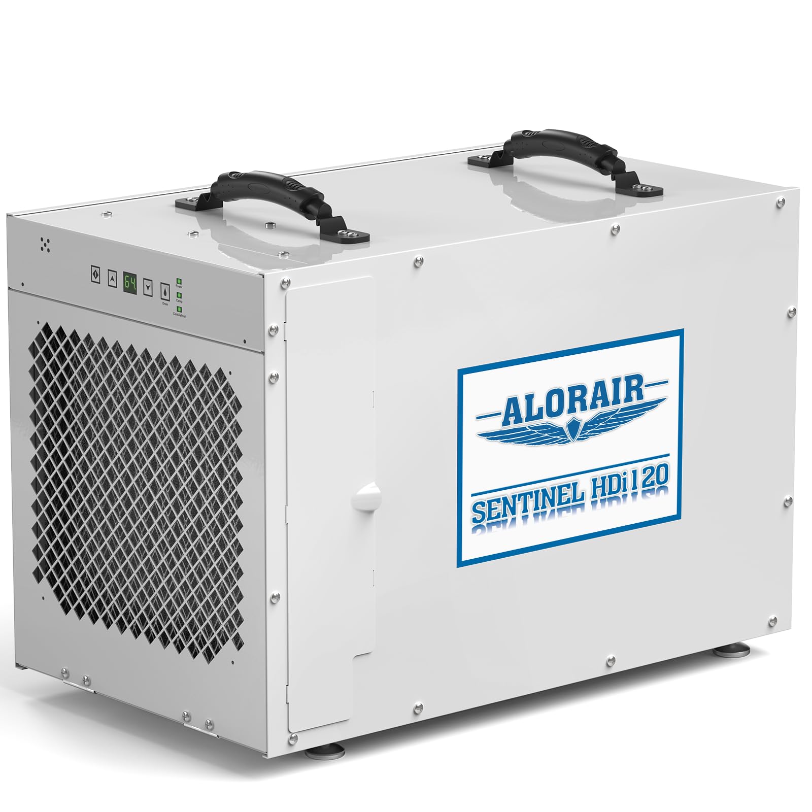 235 Pints Crawlspace Dehumidifier with Pump by ALORAIR – Sentinel HDi120, 235.0 pints, White, Model Sentinel HDi120