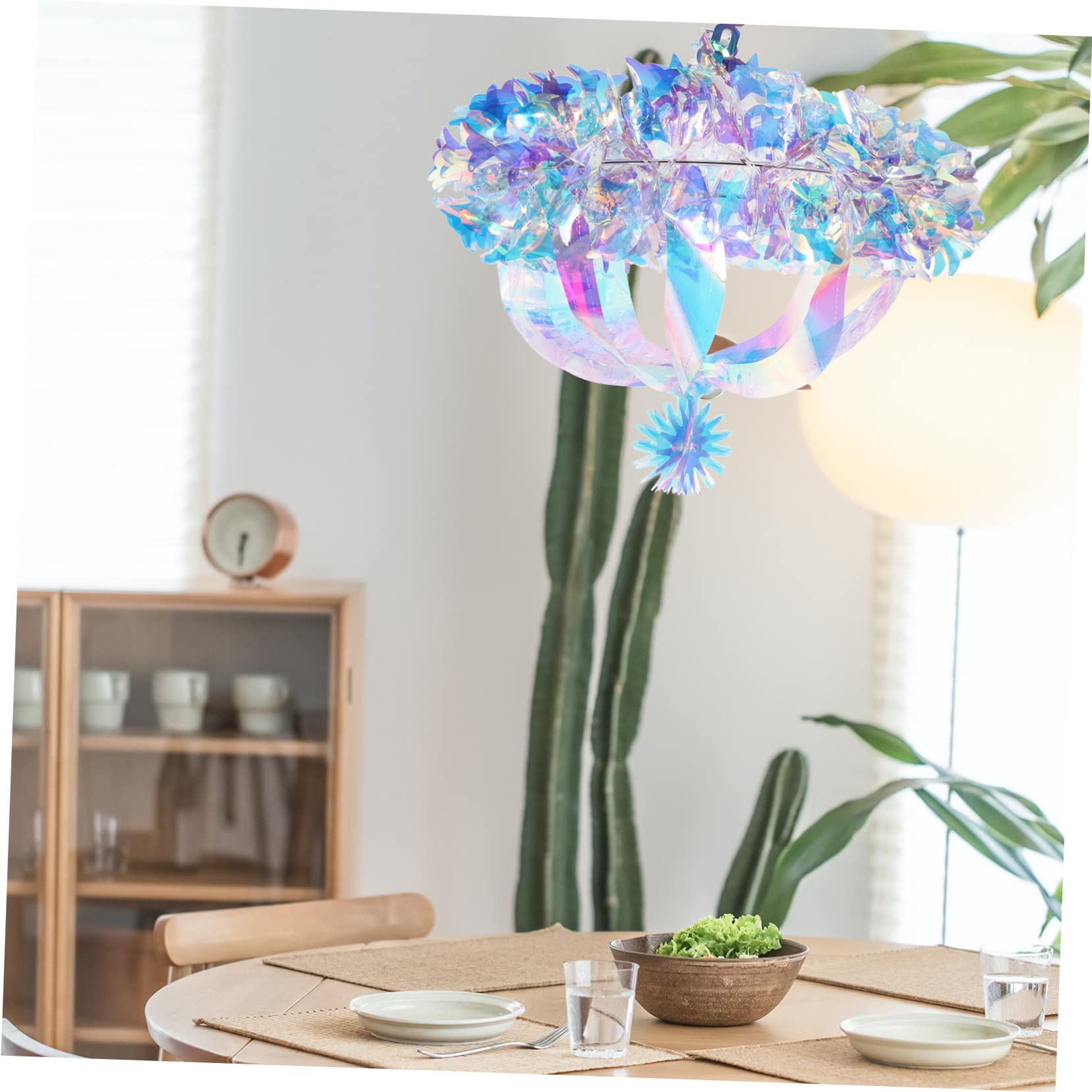 Lampadario di cristallo con pendente arcobaleno in vetro trasparente da 60 mm, pezzi di cristallo - Decorazione per matrimoni, feste, tavoli per feste - Fei Yu