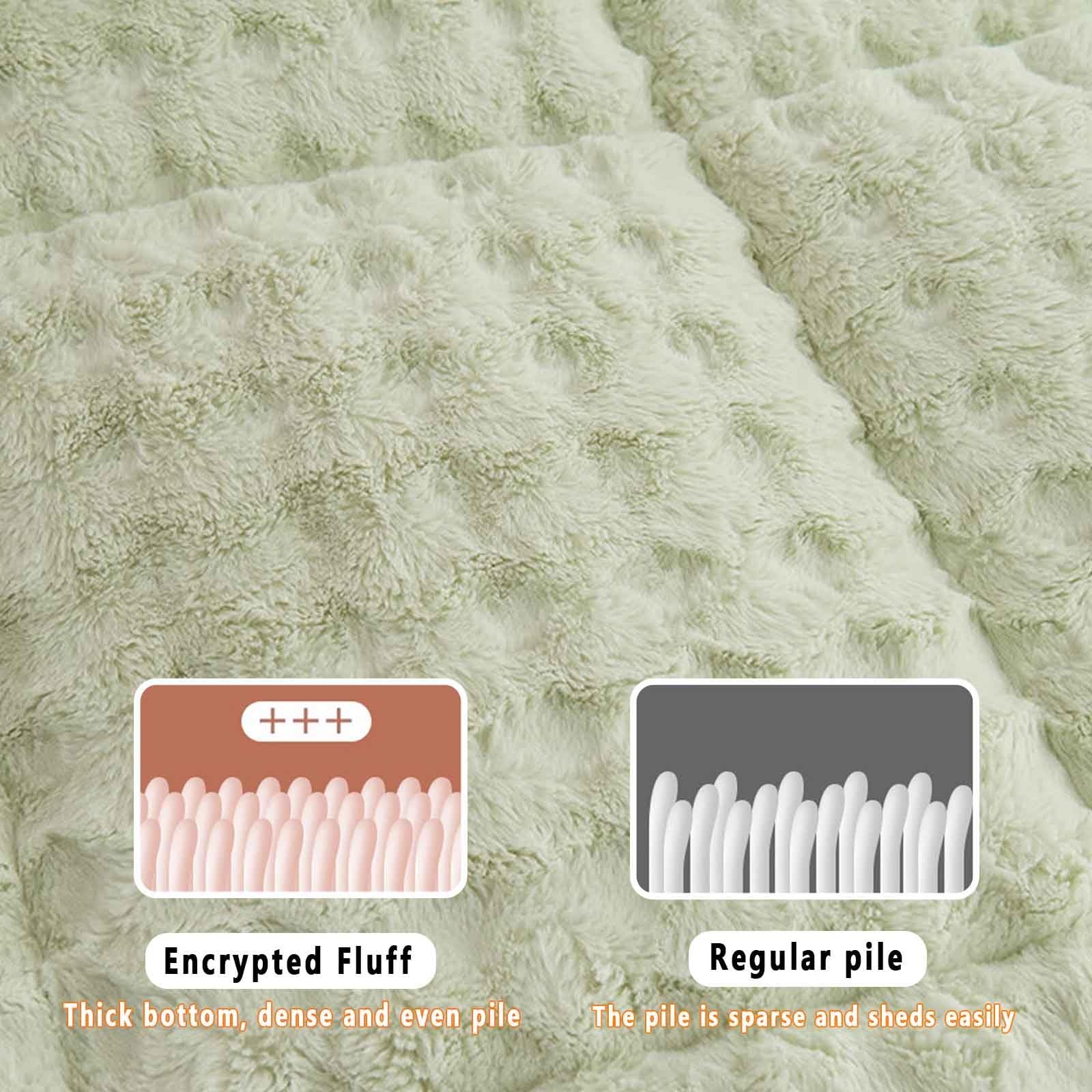 Trapunta Coperta Fluffy Invernale Ultra Morbida E Calda Piumone Piumoni Trapunte Matrimoniali Invernali Coperta Ponderata Trapuntino per Freddo Intenso(#3,180x220cm/3.5kg)