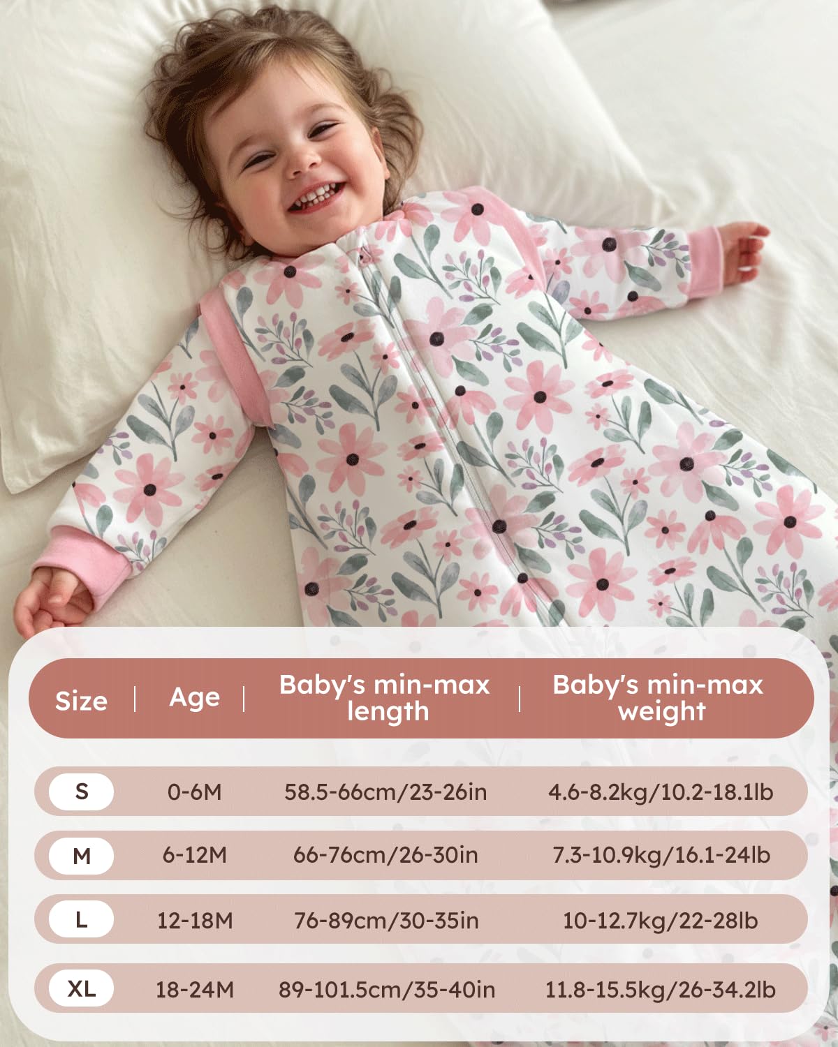 Yoofoss Baby Schlafsack 3.5 TOG