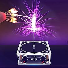 Music For Tesla Coil, Mini For Tesla Coil Speaker Bluetooth-compatible, Touchable Artificial Flash, Arcs Generator, Scientific Teaching Experiment ModelEU Glod