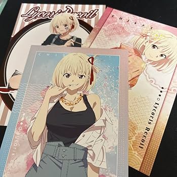 リコリスリコイル　アニメイト ローソン　ファイル カード　特典　千束 たきな ローソン「リコリスリコイル」クリアファイル配布、喫茶リコリコ