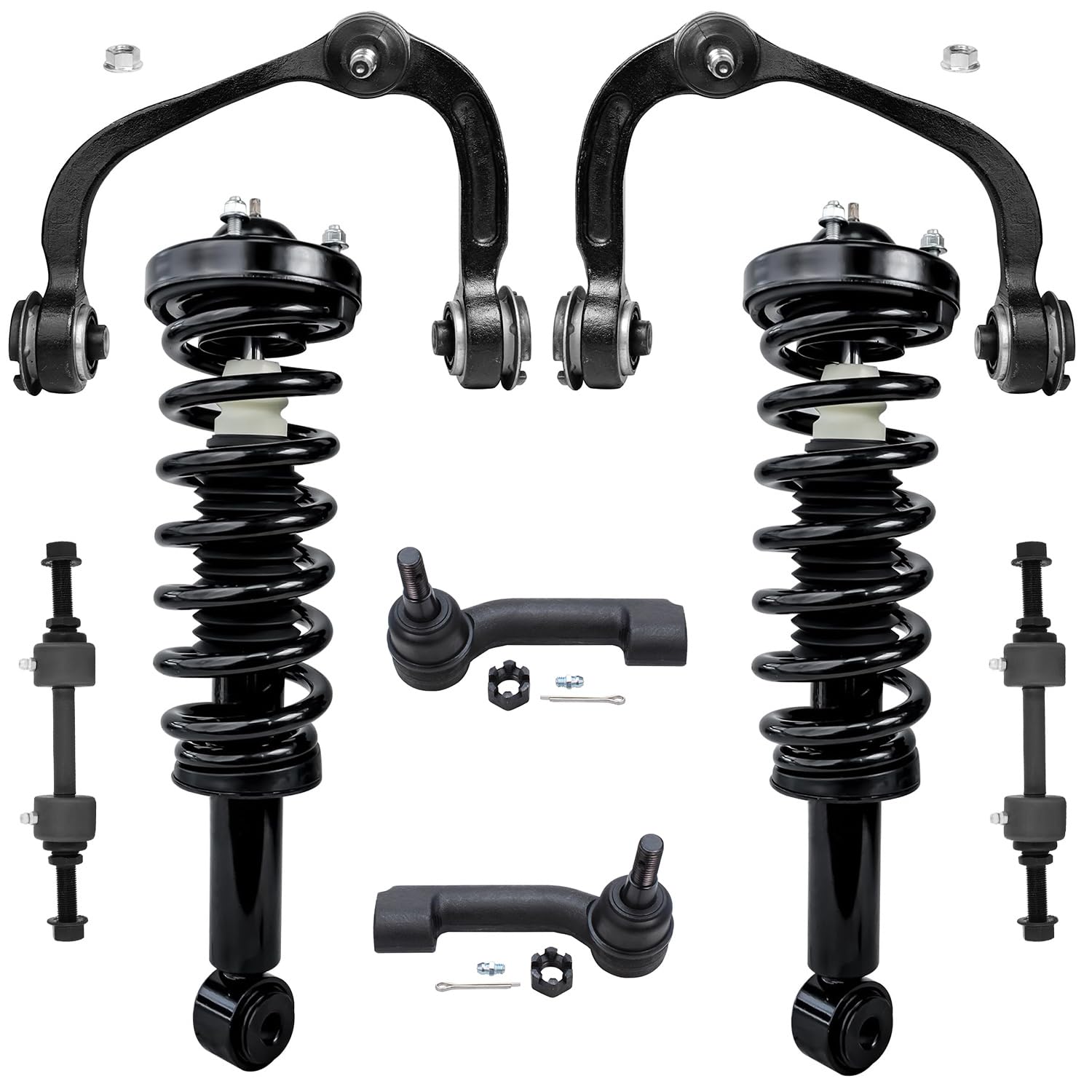 Detroit Axle - RWD 8pc Front End Suspension Kit for 2009-2013 Ford F-150