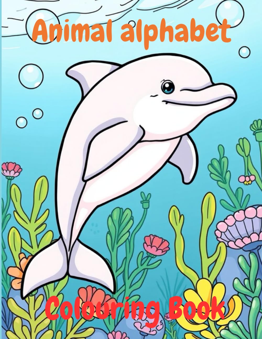 Animal Alphabet Colouring book