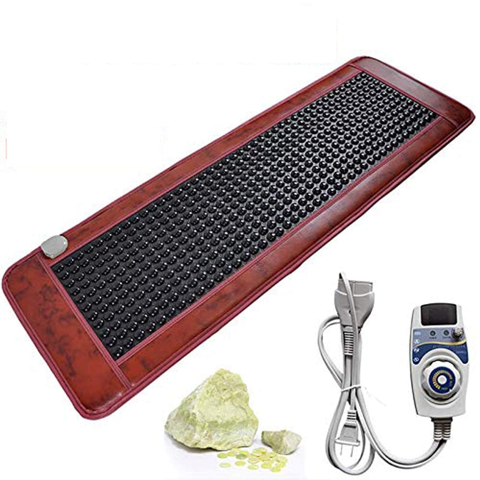 COYEUX Natural Jade Heating Pad, Jade Far Infrared Heating Pad, Heating Therapy Mat for Relieves Aching Muscles, Joints, Arthritis 150 * 50cm