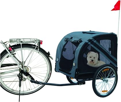 Karlie Flamingo 31605 - Doggy Liner Economy - 125 x 95 x 72 cm، Gray / Black