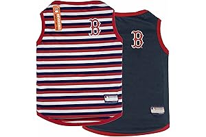Pets First MLB Boston RED SOX Reversible T-Shirt,Small