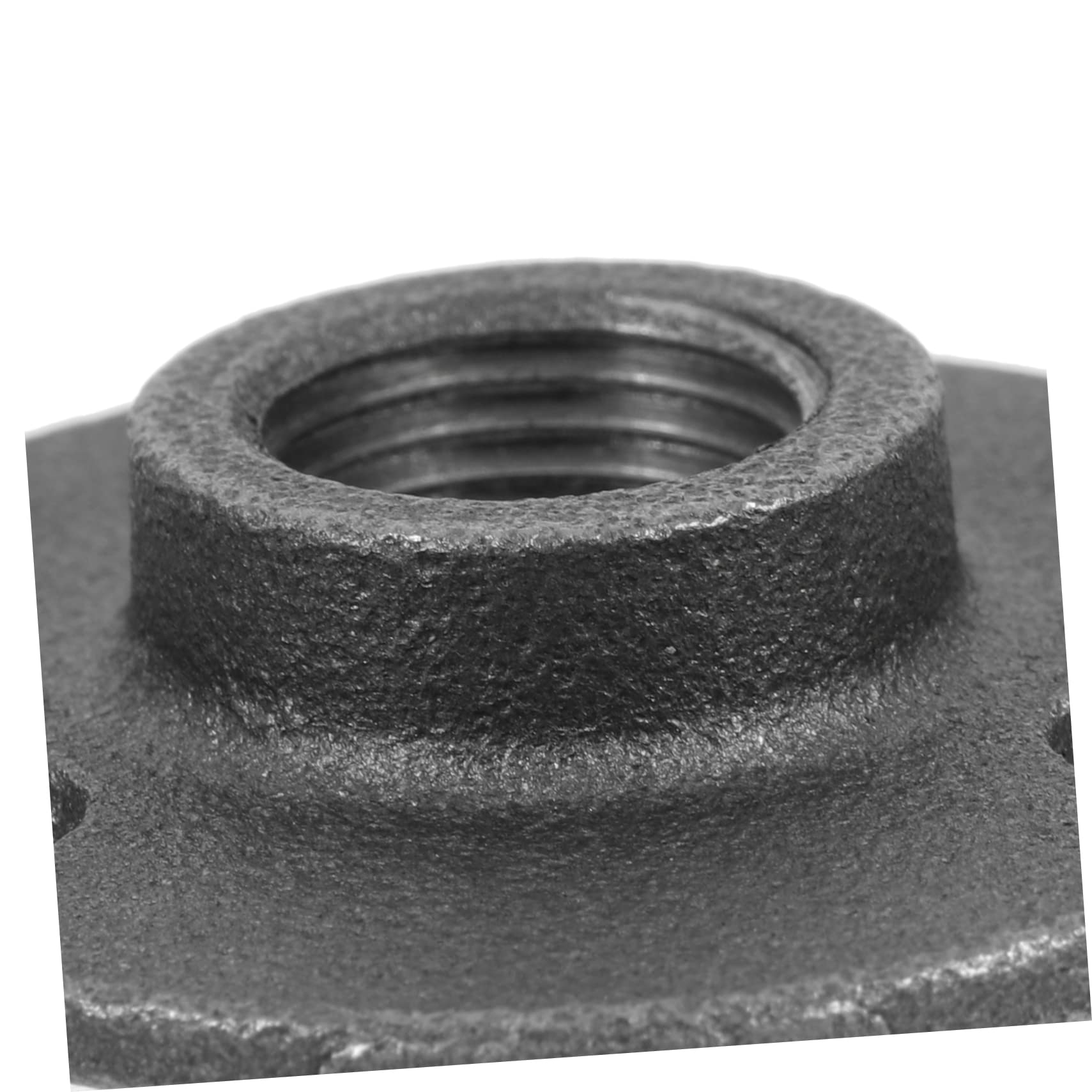 BUTIFULSIC 20pcs Cast Iron Decorative Flanges For Diy Shelving