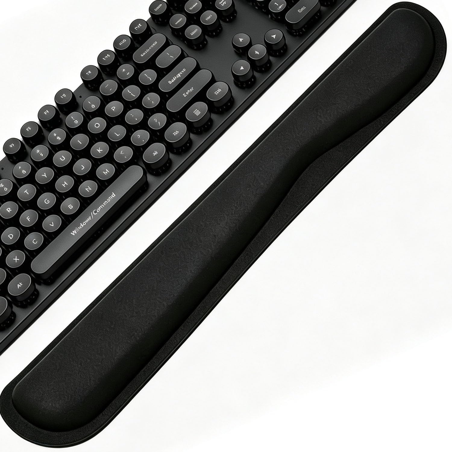 Keyboard Wrist Rest Memory Foam, Easy Typing Relief, Keyboard Mouse Pad for Computer, Laptop, Home & Office Work