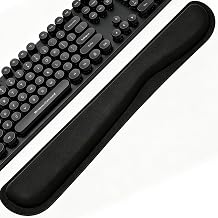 Keyboard Wrist Rest Memory Foam, Easy Typing Relief, Keyboard Mouse Pad for Computer, Laptop, Home & Office Work